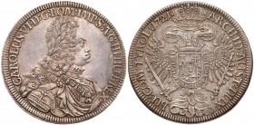 Austria
Charles VI (1711-1740). Silver Taler, 1721. Hall mint. Laureate armored bust right. Rev. Crowned double headed eagle (Dav 1053; KM 1594). Dee...