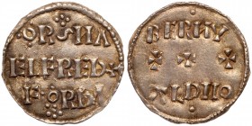 Great Britain
Southern Danelaw (c.880-910), imitative coinage, Oxford type issues of Alfred the Great, Penny. ORSNA/AELFRED/FORDA, trefoil above and ...