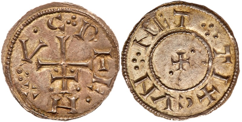 Great Britain
Viking Kingdom of York, Cnut (c.900-05), Penny. CNVT REX, Patriar...