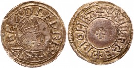 Great Britain
Kings of All England. Eadred (946-955), Silver Penny. Crowned bust right, E&Lambda;DRED REX, Rev. Moneyer Uuilfred, cross in center, +V...