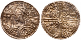 Great Britain
Late Anglo-Saxon. Harold (1035-1040), Silver Penny. Fleur-de-Lis type. Diademed bust left with scepter, legend and outer beaded border ...
