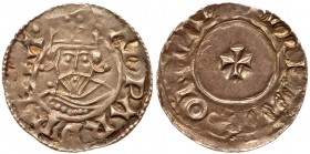 Great Britain
Late Anglo-Saxon. Edward The Confessor (1042-1066), Silver Penny. Facing Bust/Small Cross type (1062-5). Bust facing, bearded and crown...