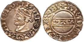Great Britain
Late Anglo-Saxon. Harold II (1066), Silver Penny. Pax type, Exeter Mint, moneyer Byrhtric. Crowned bust left without scepter, +HAROLD R...