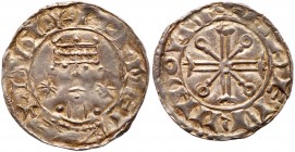 Great Britain
William II (1087-1100), Silver Penny, cross voided type (1092-95?), London Mint? Moneyer ? Crowned bust facing between two stars, Rev. ...