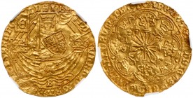 Great Britain
Edward IV, first reign (1461-70), Gold "Rose" Ryal of ten shillings, light coinage (1465-70). Bristol Mint, King standing in ship holdi...