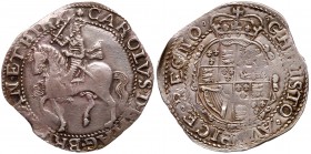 Great Britain
Charles I (1625-49). Silver Halfcrown, Salopia (Shrewsbury) Mint circa 1644. Mint mark, lis, King on horseback left with raised sword, ...