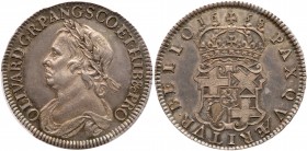 Great Britain
Oliver Cromwell (d.1658), Silver Halfcrown, 1658. Laureate and draped bust left, abbreviated Latin legend and toothed border surroundin...