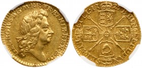 Great Britain
George I (1714-27), Gold Half-Guinea, 1725. Second older laureate head right, Latin legend and toothed border surrounding, GEORGIVS D. ...
