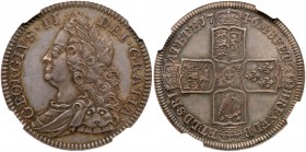 Great Britain
George II (1727-60), Silver proof Halfcrown, 1746. Older laureate and draped bust left, Latin legend and toothed border surrounding, GE...