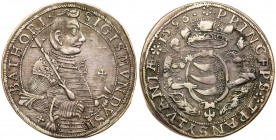 Transylvania (Hungary)
Sigmund Bathori (1581-1602). Silver Taler, 1596. Half figure right with sceptre. Rev. Crowned supported arms (Dav 8804). Sharp...
