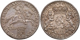 Utrecht (Netherlands)
Utrecht. Silver Ducaton (Silver Rider), 1768. Armored knight on horse above crowned Utrecht shield. Rev. Crowned and supported ...