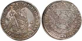 Poland
Sigismund III (1587-1632). Silver Taler, 1628-II. Bromberg mint. Jacob Jacobson van Emden mintmaster. Crowned half-figure right, holding sword...