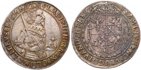 Poland
Ladislaus IV (1632-1648). Silver Taler, 1633-II. Bromberg mint. Jacob Jacobson van Emden mintmaster. Crowned half-figure right, holding sword ...