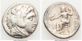 MACEDONIAN KINGDOM. Alexander III the Great (336-323 BC). AR tetradrachm (26mm, 16.79 gm, 6h). Fine. Late lifetime-early posthumous issue of 'Amphipol...