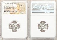 MACEDONIAN KINGDOM. Alexander III the Great (336-323 BC). AR drachm (17mm, 11h). NGC AU. Posthumous issue of Abydus, ca. 310-301 BC. Head of Heracles ...