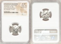MACEDONIAN KINGDOM. Alexander III the Great (336-323 BC). AR drachm (18mm, 4.15 gm, 7h). NGC Choice XF 4/5 - 2/5. Posthumous issue of Teos, ca. 310-30...