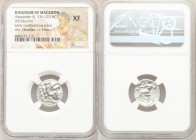 MACEDONIAN KINGDOM. Alexander III the Great (336-323 BC). AR drachm (17mm, 1h). NGC XF. Posthumous issue of Miletus, ca. 300-295 BC. Head of Heracles ...
