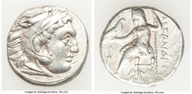 MACEDONIAN KINGDOM. Alexander III the Great (336-323 BC). AR drachm (17mm, 4.37 gm, 2h). Choice VF, scuffs. Posthumous issue of Lampsacus, ca. 310-301...
