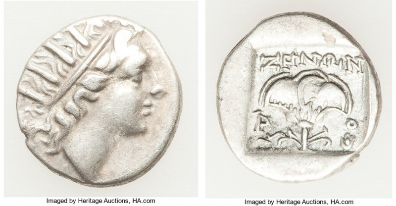 CARIAN ISLANDS. Rhodes. Ca. 88-84 BC. AR drachm (14mm, 1.76 gm, 12h). About VF. ...