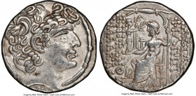 SELEUCID KINGDOM. Philip I Philadelphus (ca. 95/4-76/5 BC). AR tetradrachm (26mm, 12h). NGC XF, scratch. Posthumous issue of Antioch on the Orontes un...