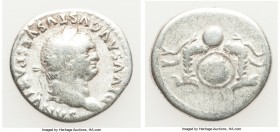 Divus Vespasian (AD 69-79). AR denarius (18mm, 3.29 gm, 6h). Fine. Rome, AD 80-81. DIVVS AVGVSTVS VESPASIANVS, laureate head of Divus Vespasian right ...
