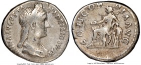 Sabina (AD 128-136/7). AR denarius (18mm, 5h). NGC Choice Fine. Rome, ca. AD 130-133. SABINA AVGVSTA-HADRIANI AVG P P, diademed, draped bust of Sabina...