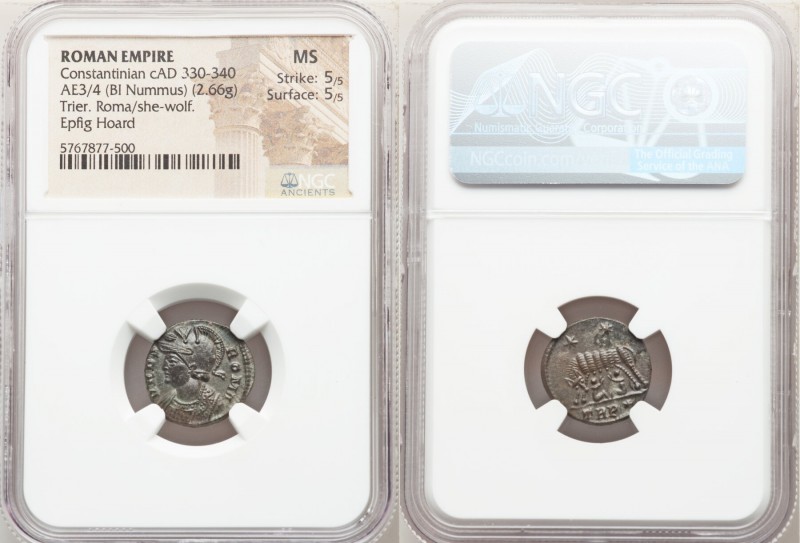 Constantinople Commemorative (ca. AD 330-340). AE3 or BI nummus (17mm, 2.66 gm, ...