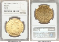 Republic gold 8 Escudos 1832 BOGOTA-RS AU58 NGC, Bogota mint, KM82.1, Fr-37. AGW 0.7615 oz. 

HID09801242017

© 2020 Heritage Auctions | All Right...