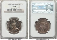 German Colony. Wilhelm II Proof Rupie 1890 PR61 NGC, KM2. Pastel pink, orange and blue shades of color. 

HID09801242017

© 2020 Heritage Auctions...
