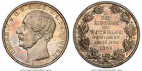 Hannover. Georg V "Waterloo" Taler 1865-B MS62 PCGS, Hannover mint, KM241. 

HID09801242017

© 2020 Heritage Auctions | All Rights Reserved