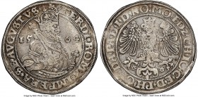 Ostfriesland. Ezhard II Christoph & Johann II Taler 1564 XF45 NGC, Emden mint, Dav-9610. Name and title of Emperor Ferdinand I. 

HID09801242017

...