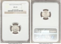 Republic gold 5 Centavos 1925 MS65 NGC, KM238.1a. First year of issue and second lowest mintage for type. 

HID09801242017

© 2020 Heritage Auctio...