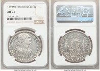 Charles IV 8 Reales 1793 Mo-FM AU53 NGC, Mexico City mint, KM109.

HID09801242017

© 2020 Heritage Auctions | All Rights Reserved
