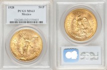 Estados Unidos gold 50 Pesos 1928 MS63 PCGS, Mexico City mint, KM481. AGW 1.2056 oz. 

HID09801242017

© 2020 Heritage Auctions | All Rights Reser...