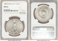 Republic Peso 1889 MS62 NGC, KM5. Unknown quantity melted from original mintage of 600,000. 

HID09801242017

© 2020 Heritage Auctions | All Right...