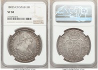 Charles IV 8 Reales 1802 S-CN VF30 NGC, Seville mint, KM432.2.

HID09801242017

© 2020 Heritage Auctions | All Rights Reserved