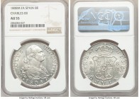 Charles IV 8 Reales 1808 M-FA AU55 NGC, Madrid mint, KM432.1.

HID09801242017

© 2020 Heritage Auctions | All Rights Reserved