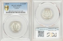 Lucerne. Canton 2-1/2 Batzen 1815 MS66 PCGS, KM110, HMZ-2672b. 

HID09801242017

© 2020 Heritage Auctions | All Rights Reserved