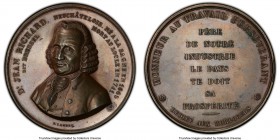 Confederation bronze Specimen "Daniel Jean Richard" Medal ND SP63 PCGS, By F. Landry. Holder dated 1741 but the engraver was not born until 1842. Comm...