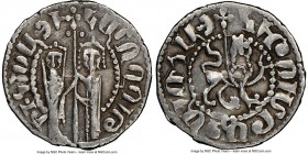 Pair of Certified Assorted Issues NGC, 1) Armenia: Cilician Armenia. Hetoum I & Zabel Tram ND (1226-1270) - XF45. 21mm. 2.76gm. 2) Italy: Venice. Anto...