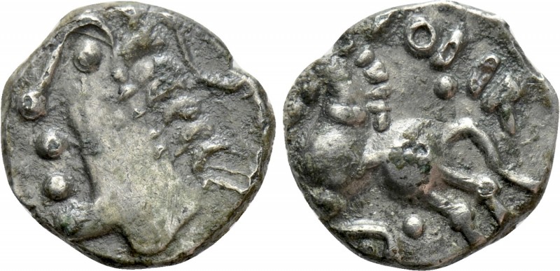 WESTERN EUROPE. Central Gaul. Sequani. Togirix (Mid 1st century BC). Quinarius. ...