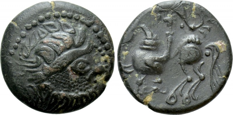 EASTERN EUROPE. Imitations of Philip II of Macedon (2nd-1st centuries BC). AE Te...