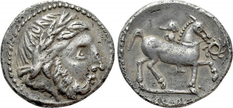 EASTERN EUROPE. Imitation of Philip II of Macedon. Drachm (Circa 3nd century BC)...