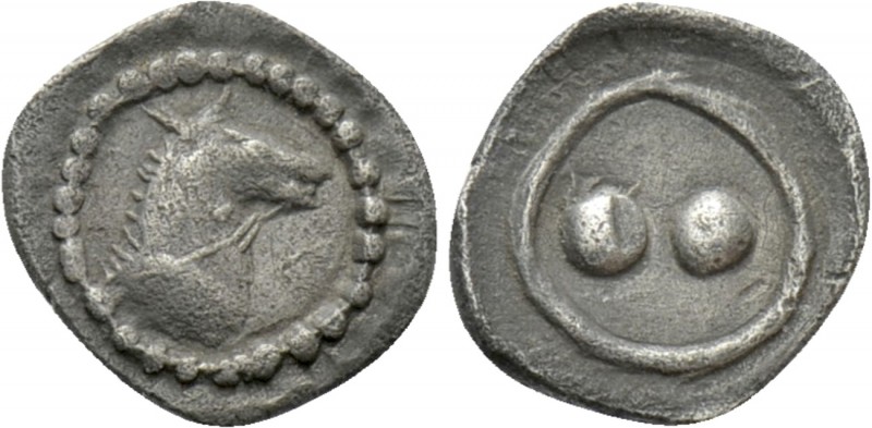 SICILY. Gela. Hexas or Dionkion (Circa 480/75-475/70 BC). 

Obv: Head of horse...