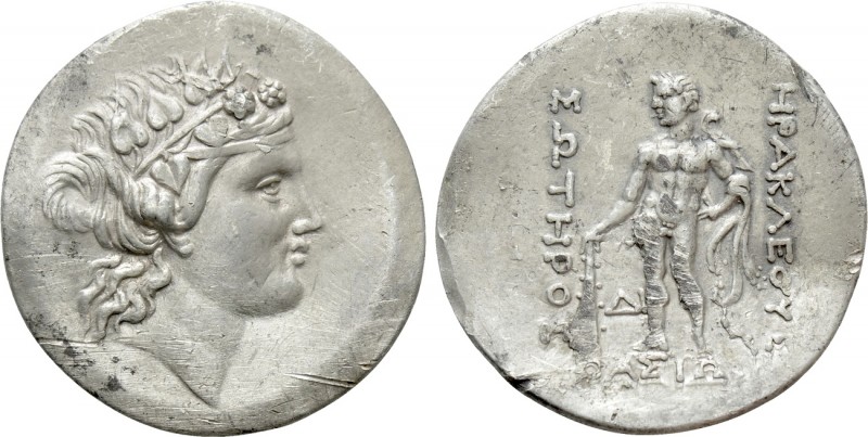 THRACE. Thasos. Tetradrachm (Circa 148-90/80 BC). 

Obv: Head of Dionysos righ...