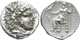 KINGS OF MACEDON. Alexander III 'the Great' (336-323 BC). Tetradrachm. Kition. Possible lifetime issue. 

Obv: Head of Herakles right, wearing lion ...