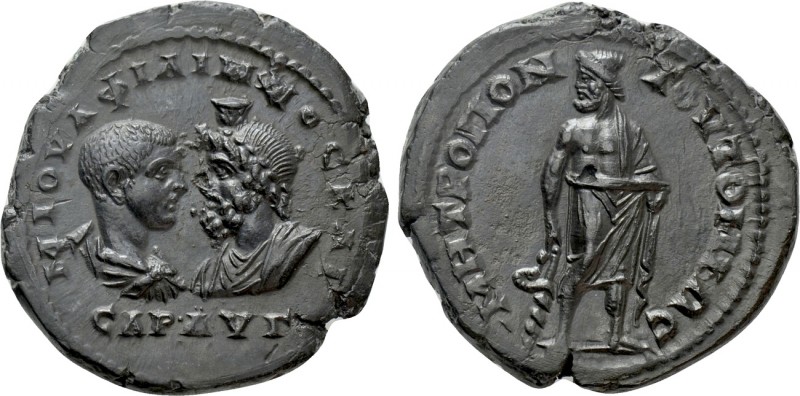 MOESIA INFERIOR. Tomis. Philip II, with Serapis (Caesar, 244-247). Ae. 

Obv: ...