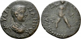 BITHYNIA. Heraclaea Pontica. Valerian II (Caesar, 256-258). Ae Assarion. 

Obv: C A OVAΛEPIANOC K. 
Bareheaded, draped and cuirassed bust right.
R...