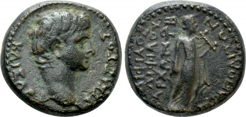 PHRYGIA. Hierapolis. Augustus (27 BC-14 AD). Ae. Diphilus, son of Diphilus, arch...
