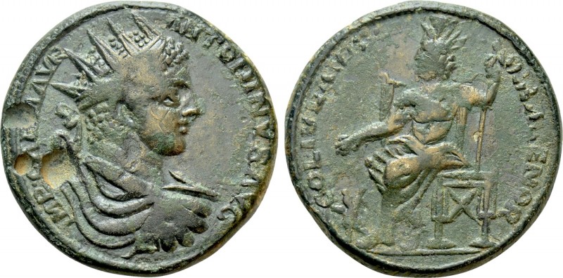 PISIDIA. Olbasa. Elagabal (218-222). Ae. 

Obv: IMP CAE M AVR ANTONINVS AVG. ...